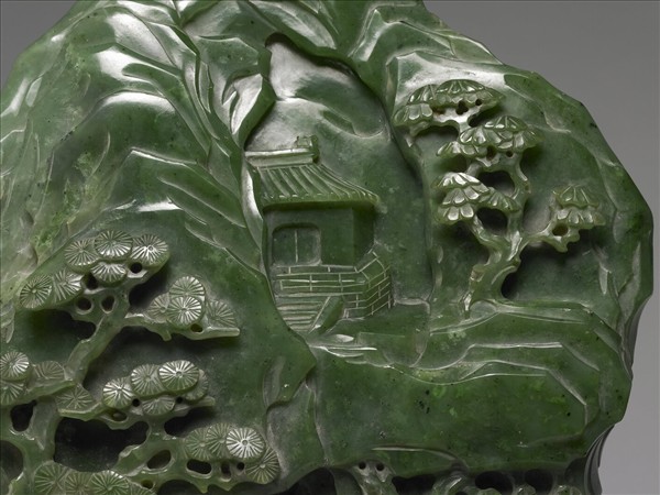 玉人物山水山子