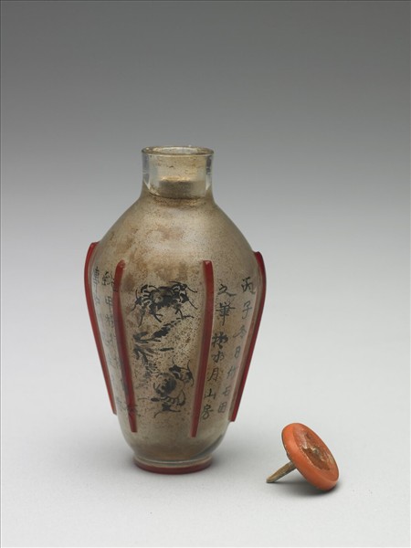 玻璃內繪鼻煙壺