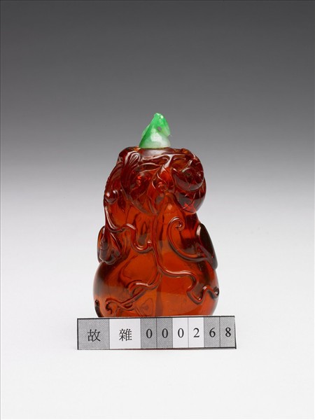 琥珀葫蘆式鼻煙壺