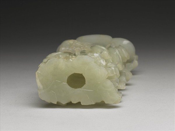 玉雲龍仙鶴觚形瓶