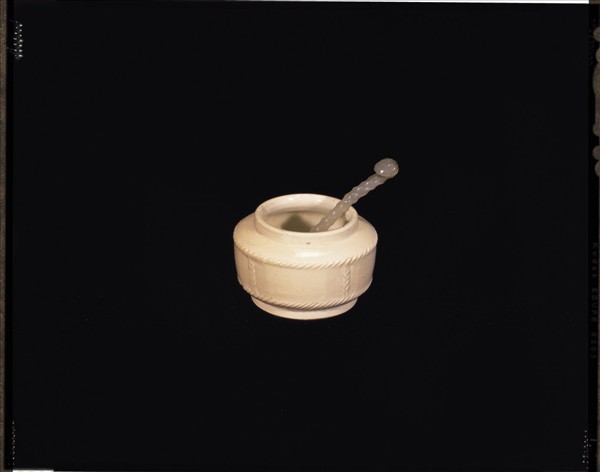 定窯系 白瓷繩紋水盛