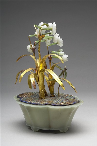 金葉玉卉水仙盆景