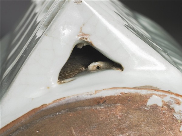 官窯 青瓷琮式瓶