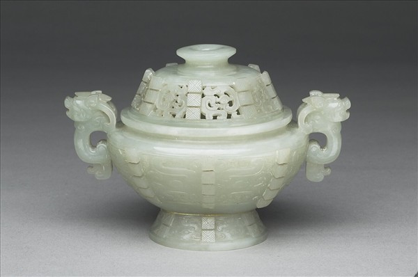 玉獸面紋爐