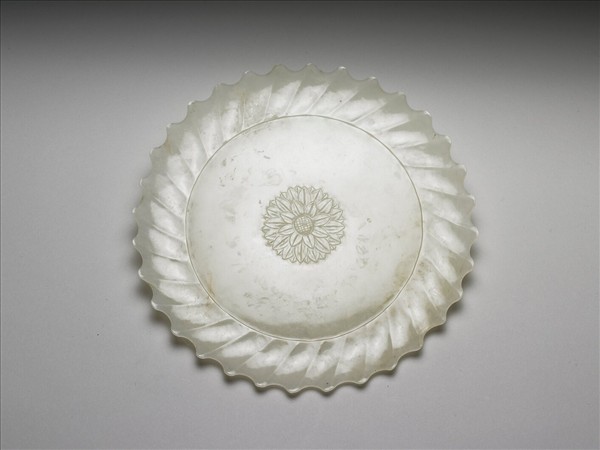 玉花邊盤