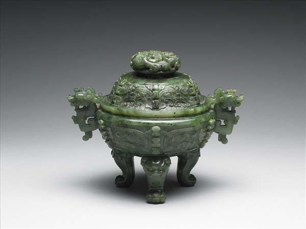 玉雕龍鼎式爐