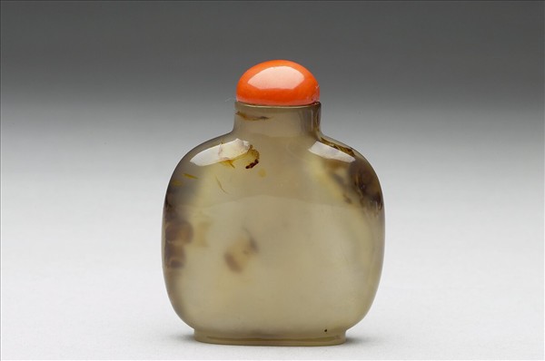 瑪瑙雙禽鼻煙壺