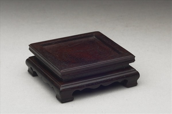 方形木座