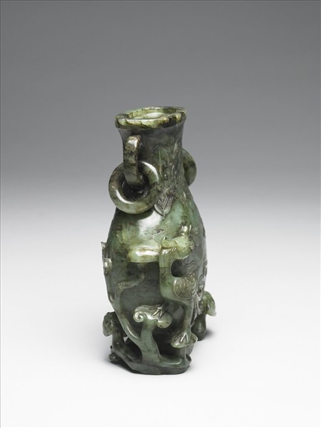 玉鳳鳥銜芝紋壺