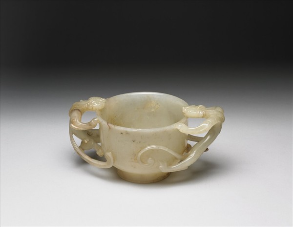玉雙耳杯