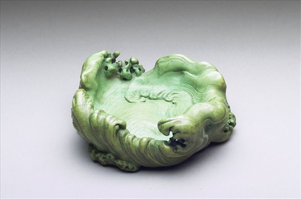 波濤紋染色牙座