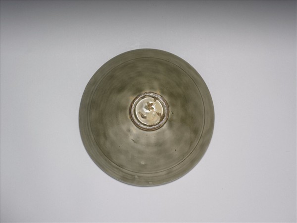 榆次窯 青瓷花卉紋碗