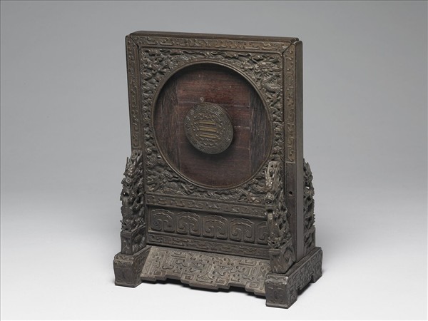 龍紋插屏式木架