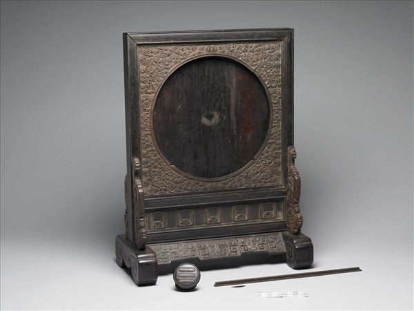 雲紋插屏式木架