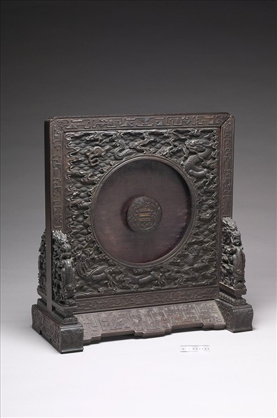 龍紋插屏式木架