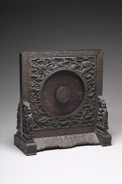 龍紋插屏式木架