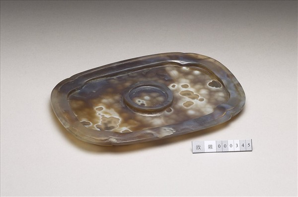 瑪瑙海棠花式杯盤