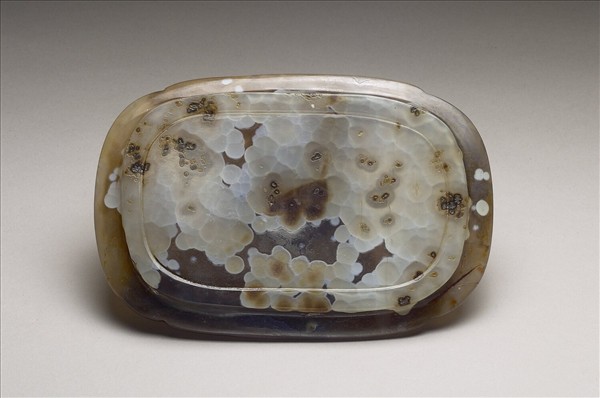 瑪瑙海棠花式杯盤