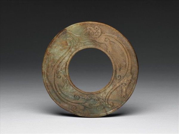 神獸鳳鳥紋玉璧