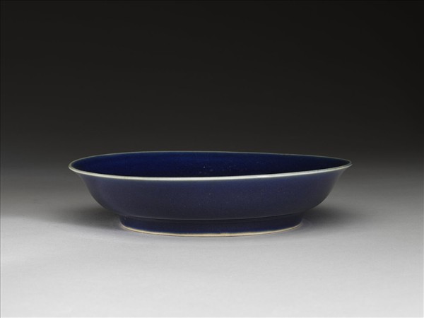 霽青釉盤