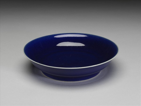 霽青釉盤