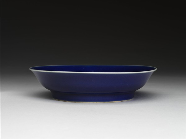 霽青釉盤