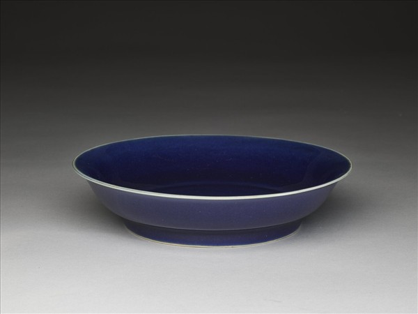 霽青釉盤