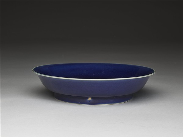 霽青釉盤