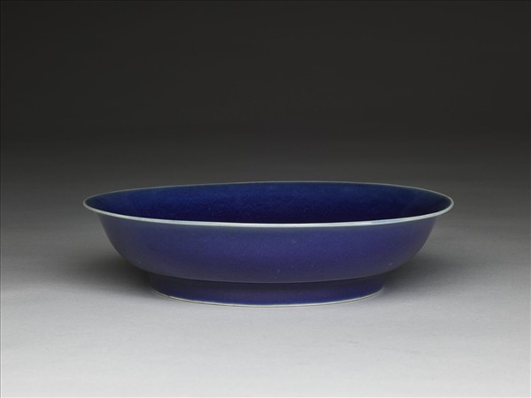 霽青釉盤