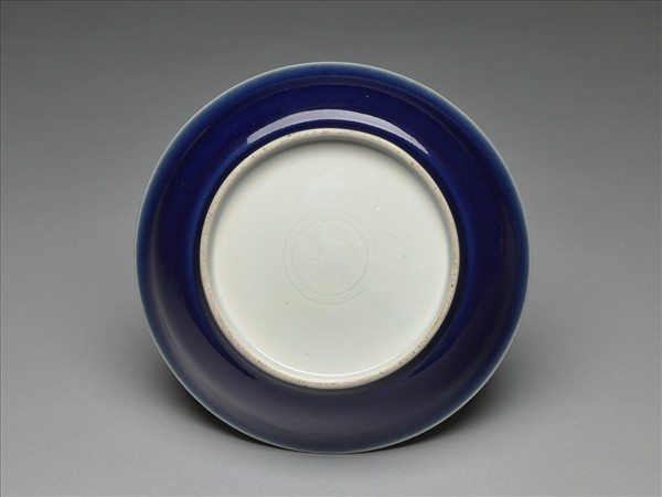 霽青釉盤