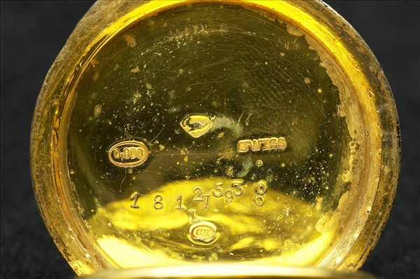 畫琺瑯西洋仕女圖鑲珠懷錶