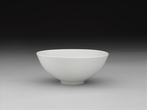 青花釉裡紅金瓜小碗