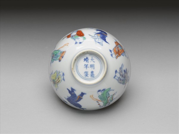 五彩八仙慶壽鍾