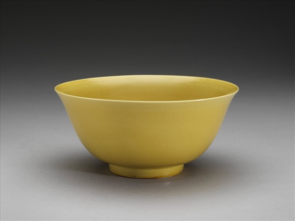 黃釉碗
