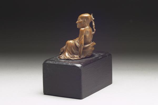 黃楊木雕搔背羅漢