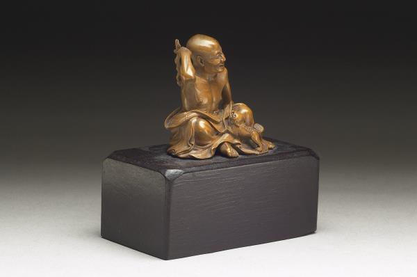 黃楊木雕搔背羅漢