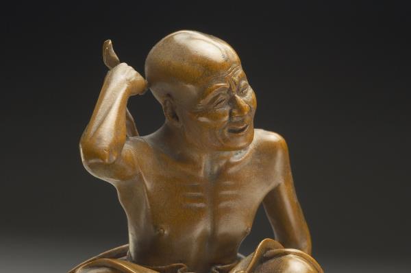 黃楊木雕搔背羅漢