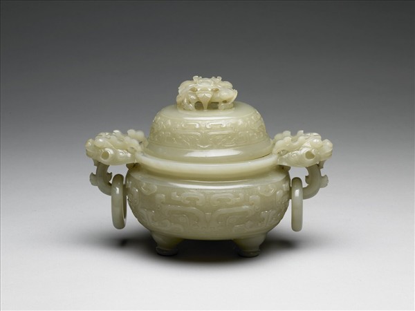 玉獸面紋爐