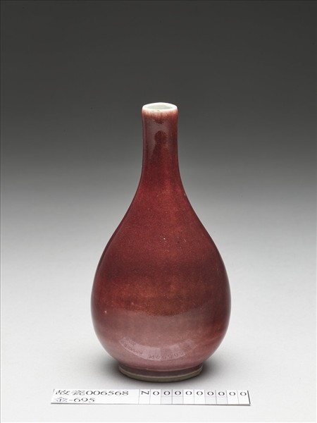 霽紅釉膽瓶