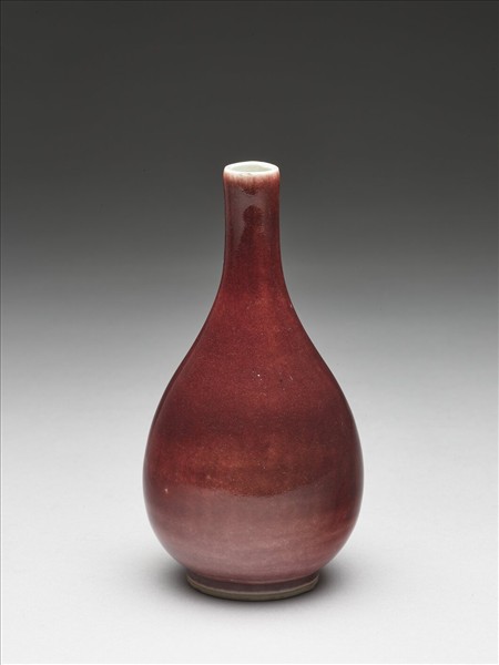 霽紅釉膽瓶