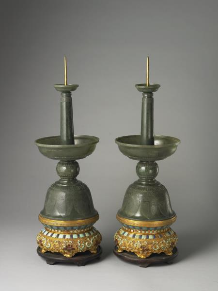 玉五供（燭台）