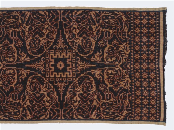 印尼 人物幾何紋禮儀用布