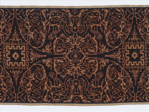 印尼 人物幾何紋禮儀用布