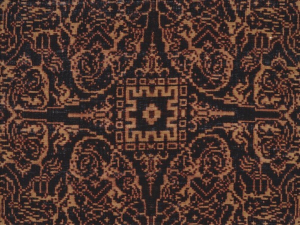 印尼 人物幾何紋禮儀用布