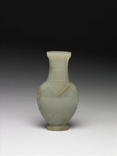 玉直棱紋扁瓶