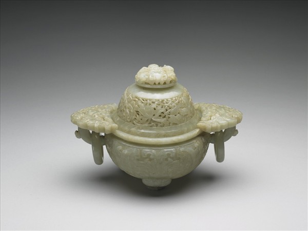 玉獸面紋爐