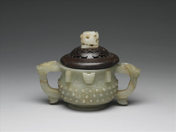 玉乳丁紋簋形爐