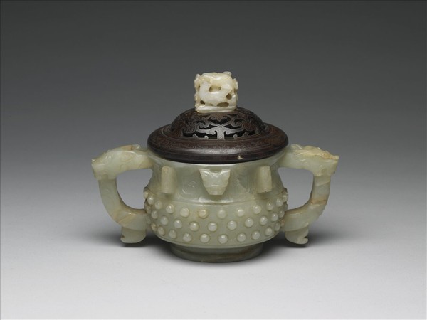 玉乳丁紋簋形爐