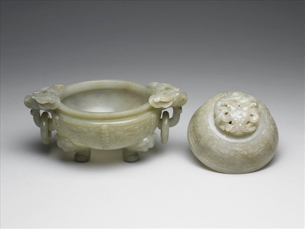 玉獸面紋爐