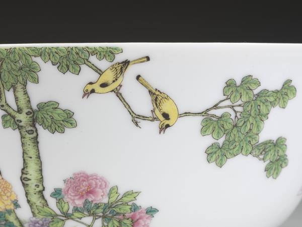 琺瑯彩瓷五倫圖碗